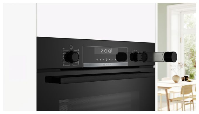 Einbaubackofen groß Dampfgaren AutoClean Serie 6 HRG578CB7 