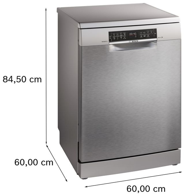 60 cm Geschirrspüler freistehend Sehr leise 14 Maßgedecke aquaStop Funktion Wärmetauscher Serie 6 SMS6ZCI16E 