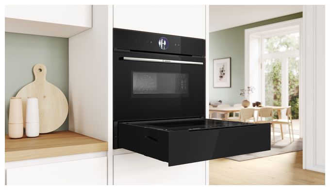 Wärmeschublade (Schwarz) Serie 8 BDC7111B0 