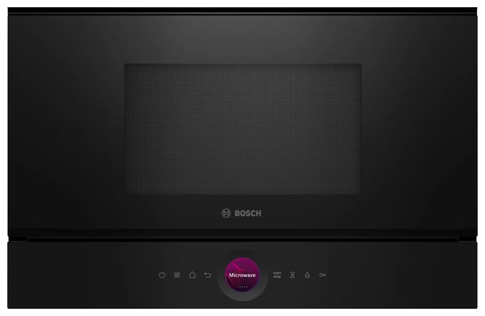 Einbau-Mikrowelle 900 W Größe: mittel Grill (Schwarz) Serie 8 BEL7321B1 