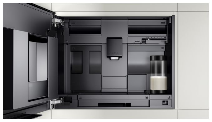 Kaffeevollautomat 19 bar 2,4 l (Schwarz) Serie 8 CTL7181B0 Einbau 