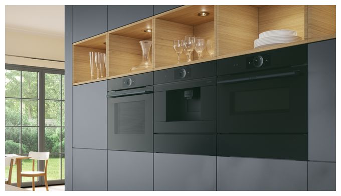 Kaffeevollautomat 19 bar 2,4 l 400 g AutoClean (Schwarz) Serie 8 CTL9181B0 Einbau 
