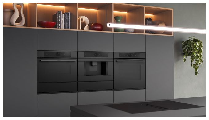 Kaffeevollautomat 19 bar 2,4 l 400 g AutoClean (Schwarz) Serie 8 CTL9181M0 Einbau 