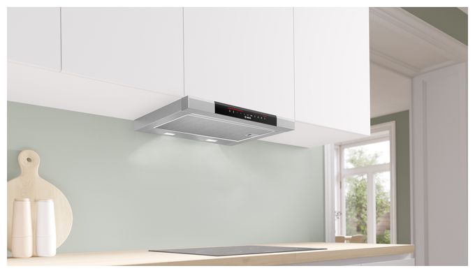 Umluft Dunstabzugshaube/Esse Einbau 60 cm (Edelstahl) Serie 8 DFS067K51 