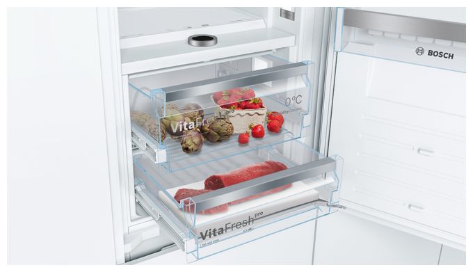 156 l / 67 l 177,5 cm Einbau Kühl-/Gefrierkombination 252 kWh NoFrost Serie 8 KIF86PFE0 