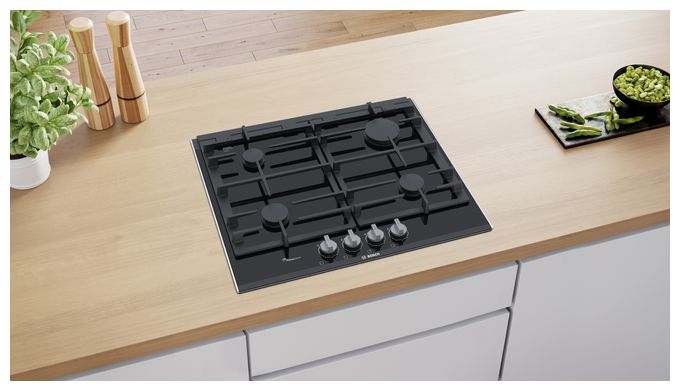 60 cm Gaskochfeld Kochfeld/Herdplatte 4 Zone(n) Serie 8 PRP6A6B70D autarkes 