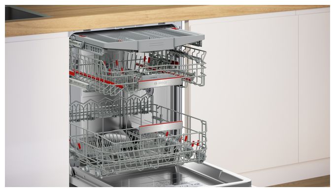 60 cm Geschirrspüler Sehr leise 14 Maßgedecke aquaStop Funktion Wärmetauscher Serie 8 SBD8YCX04E 