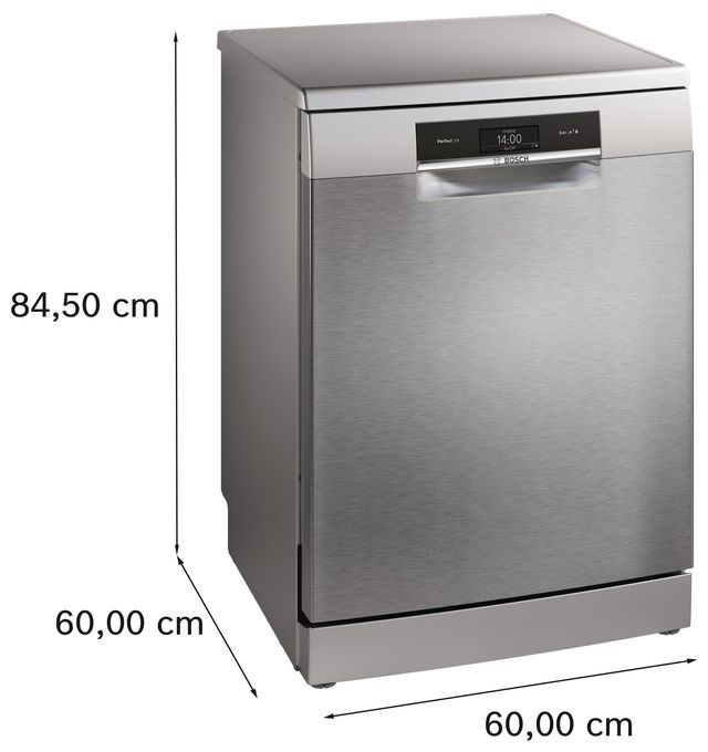 60 cm Geschirrspüler freistehend Sehr leise 14 Maßgedecke aquaStop Funktion Wärmetauscher Serie 8 SMS8TCI04E 