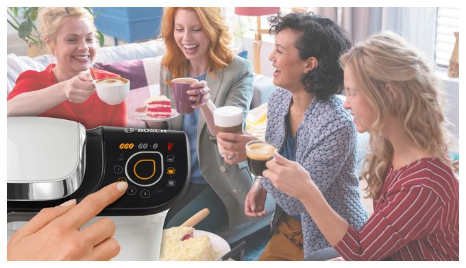 Kaffeekapsel Maschine  TAS6504 Tassimo My Way 2 (Weiß) 