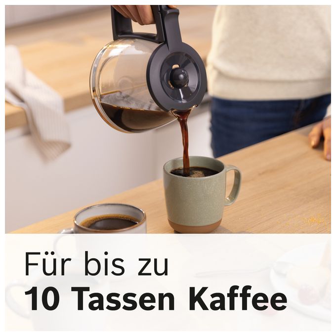 15 Tassen Filterkaffeemaschine 1,4 l  TKA3M133 MyMoment (Schwarz) 