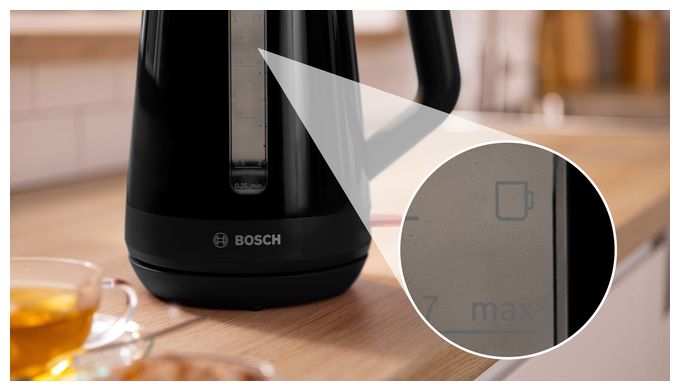 1,7 l Wasserkocher 2400 W  TWK1M123 MyMoment (Schwarz) 