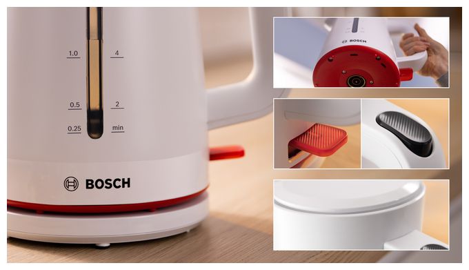 1,7 l Wasserkocher 2400 W  TWK3M121 MyMoment (Weiß) 