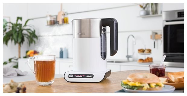 1,5 l Wasserkocher 2400 W (Anthrazit, Edelstahl, Weiß) TWK8611P Styline 