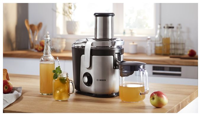 1200 W  VitaJuice 4 MES4010 Entsafter (Schwarz, Silber) 