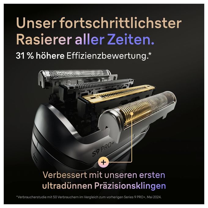 Nass&Trocken Rasierer Lithium-Ion (Li-Ion) 60 min Series 9 Pro+ 9625s 