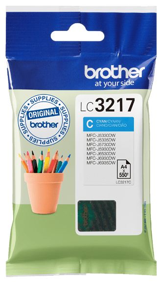 originale Druckerpatronen Cyan LC-3217C 