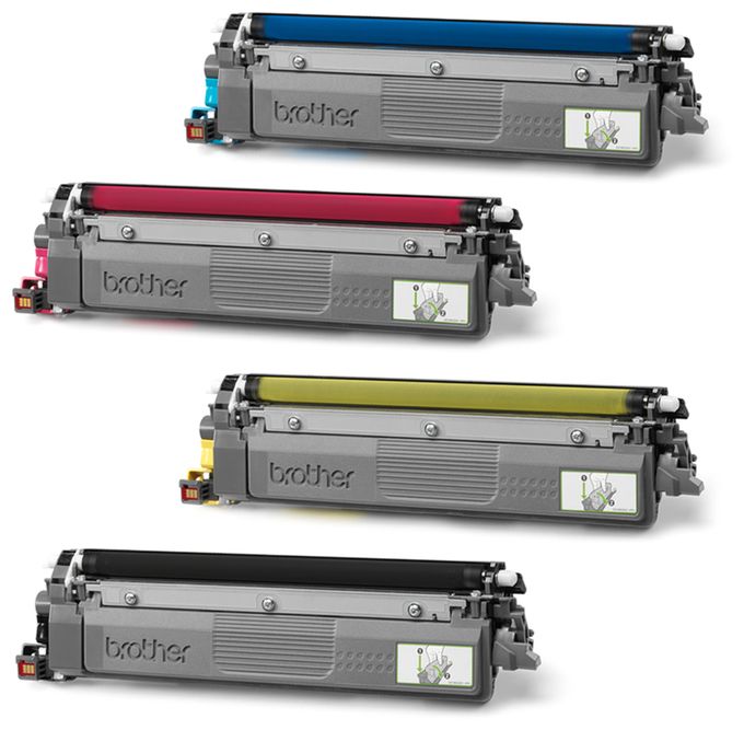 originale Druckerpatronen Schwarz, Cyan, Magenta, Gelb TN-248VAL 