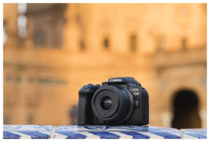 25,5 MP MILC 2,5x Opt. Zoom 7,5 cm Wlan Bluetooth EOS R10 Kit 