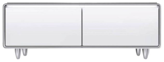135 l Tischkühlschrank EEK: F 91 kWh Jahr  Sound & Cool (Weiß) 