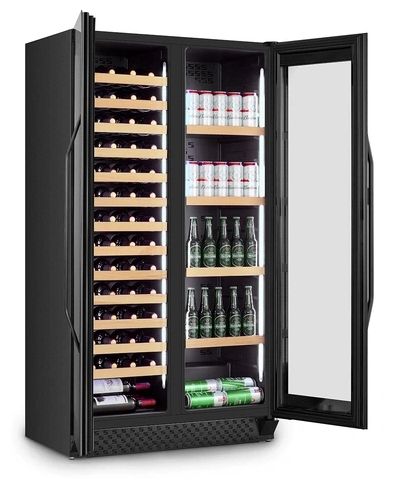 Weinkühler Freistehend 2 Zonen 122 Flasche(n) WineChef Duo 122 