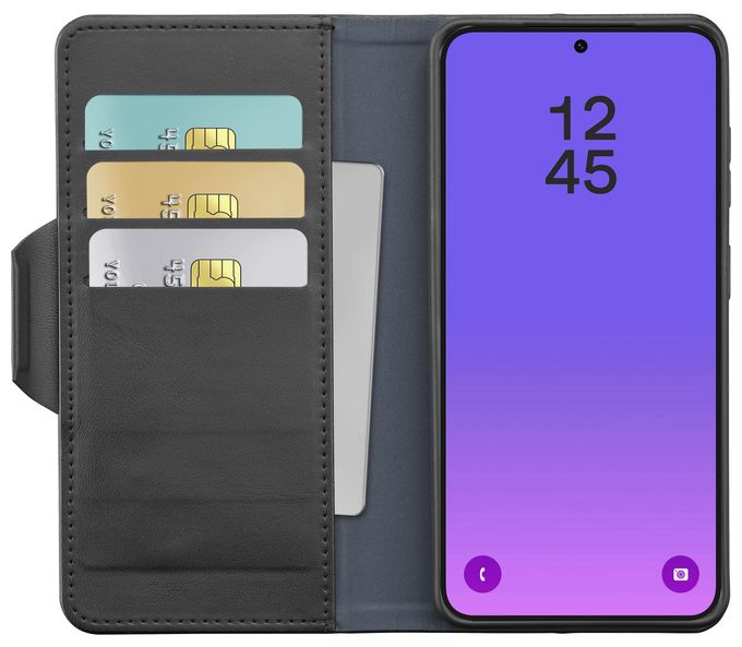 Folio für Samsung Galaxy A57  Book Agenda 2 (Schwarz) 