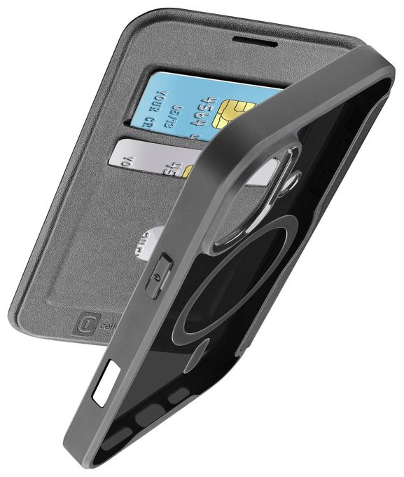 Folio für Apple iPhone 16  Daily Mag (Schwarz) 