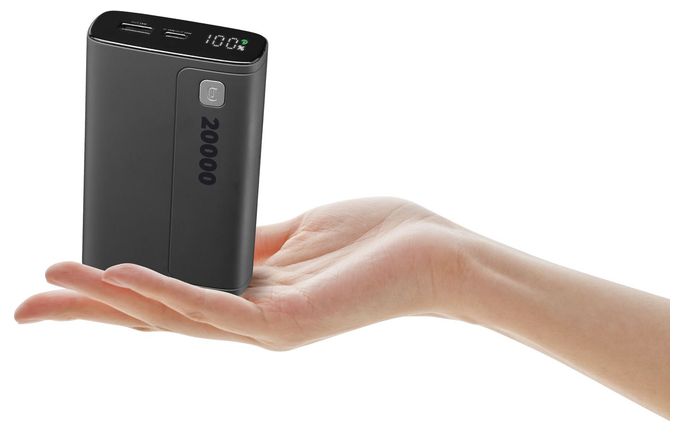 20000 mAh Powerbank USB Typ-C  Elite (Schwarz) 