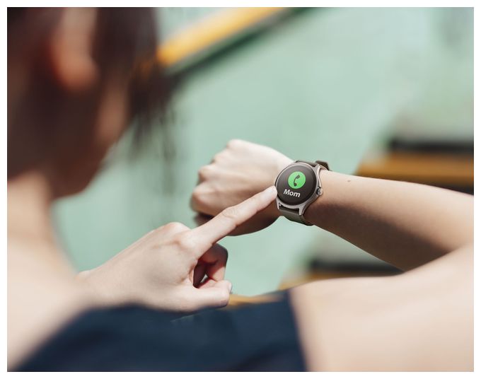 Digital Smartwatch Rund IP67 168 h  ION Pro Round (Schwarz) 