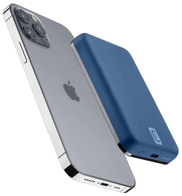 5000 mAh Powerbank USB Typ-C Kabelloses Laden  Magsafe (Blau) 