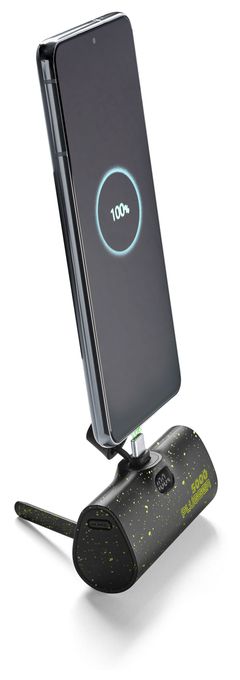 5000 mAh Powerbank USB Typ-C  Plugger (Schwarz) 