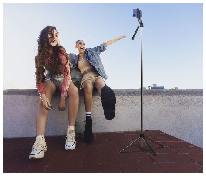 81 mm Universal  Selfie Stick Max (Schwarz) 