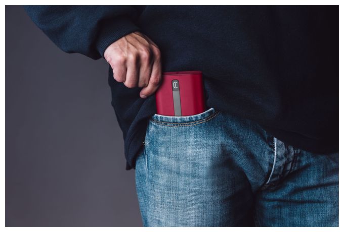10000 mAh Powerbank USB Typ-C  Thunder (Rot) 