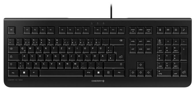 Universal Tastatur USB  KC1000 (Schwarz) 