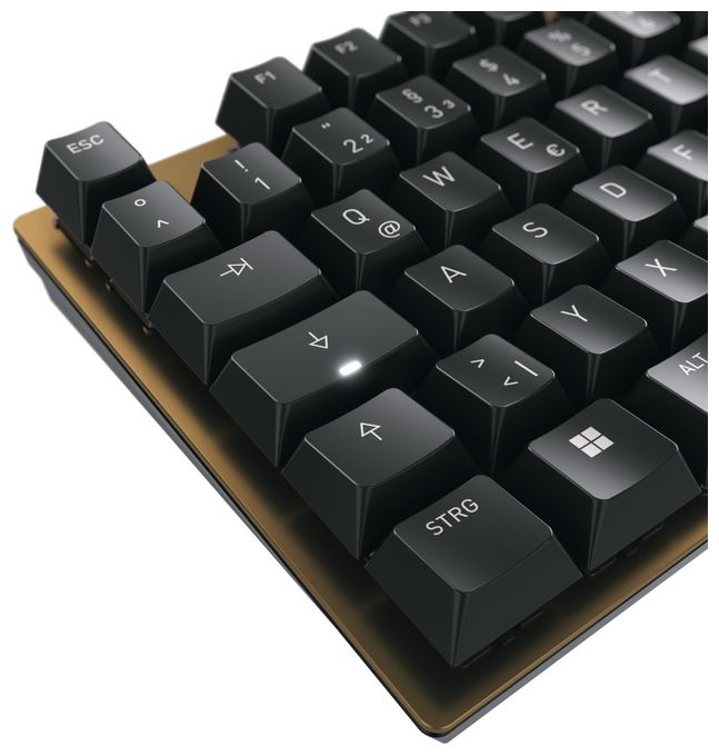 Universal Tastatur USB  KC200 MX (Schwarz, Bronze) 