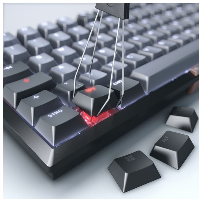 LED Home Tastatur USB + Bluetooth (Schwarz, Kupfer, Grau) KW300MX 