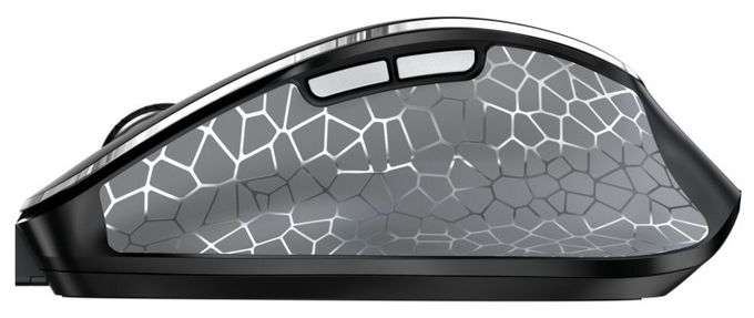 3000 DPI Maus Optisch  MW8C Ergo (Schwarz, Grau) 
