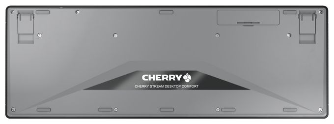Heimbüro Tastatur RF Wireless 2.4 GHz  Stream Desktop Comfort (Schwarz) 