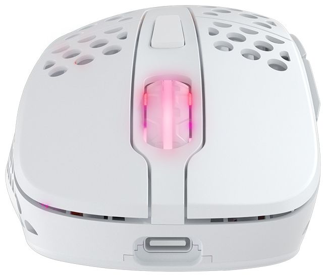 19000 DPI Gaming Maus Optisch  M4 RGB (Weiß) 