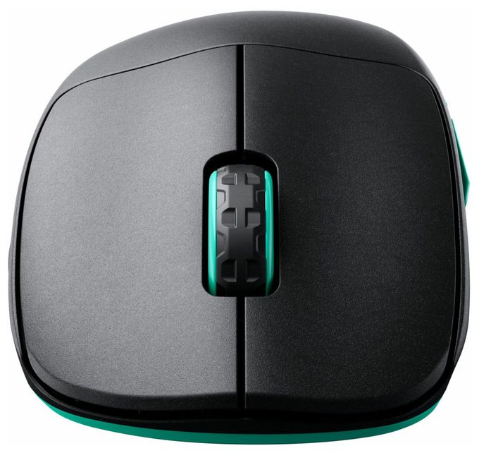 26000 DPI Gaming Maus  M64 Wireless (Schwarz, Türkis) 