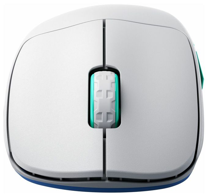 26000 DPI Gaming Maus (Blau, Türkis, Weiß) M64 Wireless 