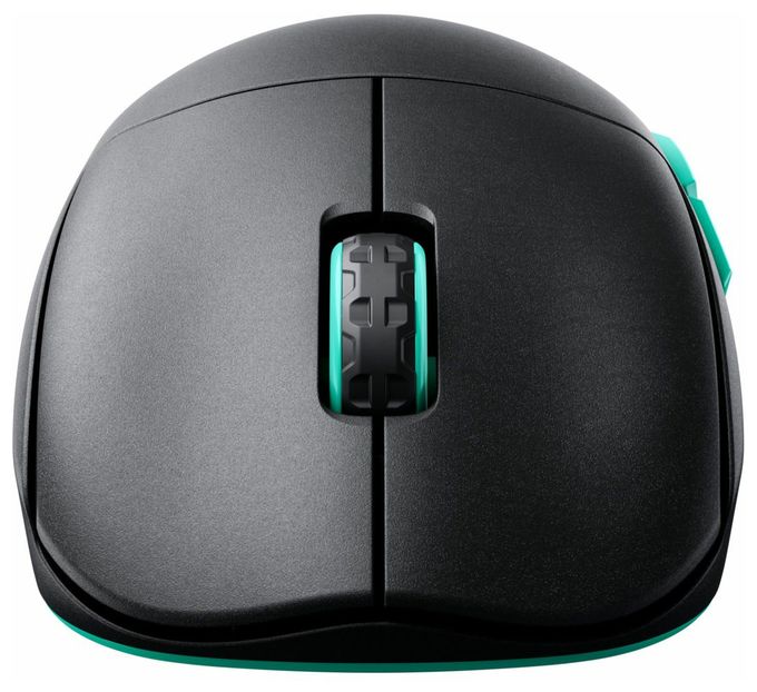 26000 DPI Gaming Maus  M68 Wireless (Schwarz, Türkis) 
