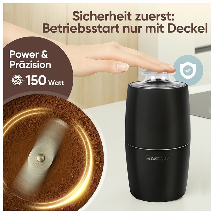 Kaffeemühle für 60 g 150 W  KSW3806 (Schwarz) 