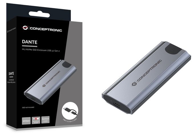 DANTE05G M.2 NVMe SSD-Gehäuse USB 3.2 Gen 2 