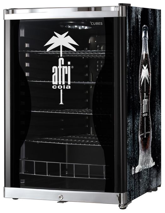 115 l Tischkühlschrank EEK: E 81 kWh Jahr  HighCube Afri Cola HC150E (Schwarz) 