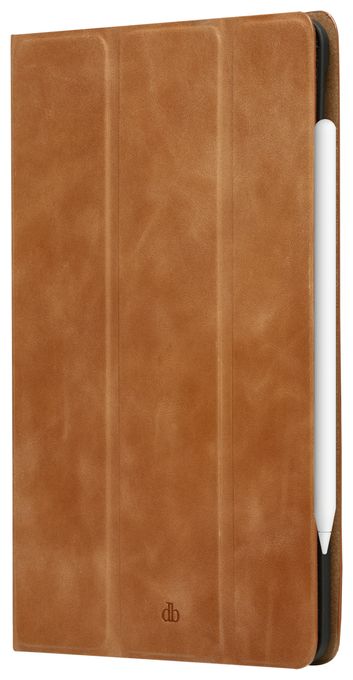 Folio aus Vollnarbenleder für Apple iPad Air 10.9"/Pro 11" bis 27,7 cm (10.9") Kratzresistent mit Magnetverschluss (Beige) Risskov 