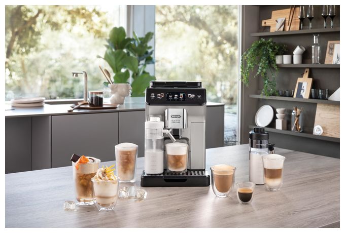 Kaffeevollautomat 19 bar 1,8 l 300 g  Eletta Explore ECAM450.55.S (Schwarz, Silber) 