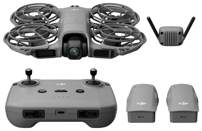 4000 x 3000 Pixel Quadrocopter Multicopter/Drohne Flugzeit: 19 min  Neo 2 Fly More Combo (Schwarz, Grau) 