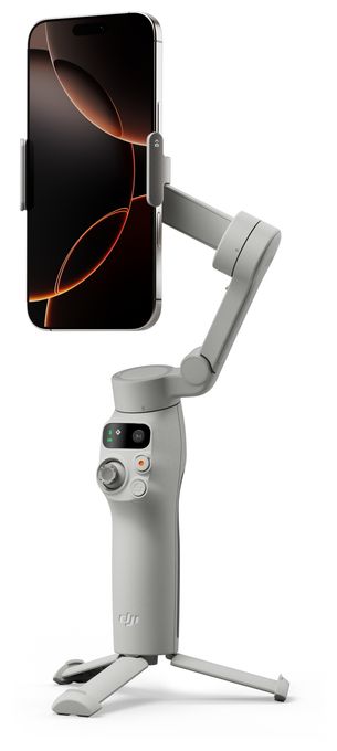 Stativ Gimbal für Smartphone faltbar Bluetooth  Osmo Mobile 7 Gimbal-Stabilisator (Weiß) 