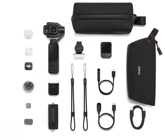 7680 x 4320 Pixel Aktion Kamera  Osmo Pocket 4P Vlog Combo (Schwarz) 