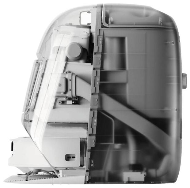 Saugroboter nass/trocken 180 min Akku 25000 Pascal Leistung  Romo P (Transparent) 